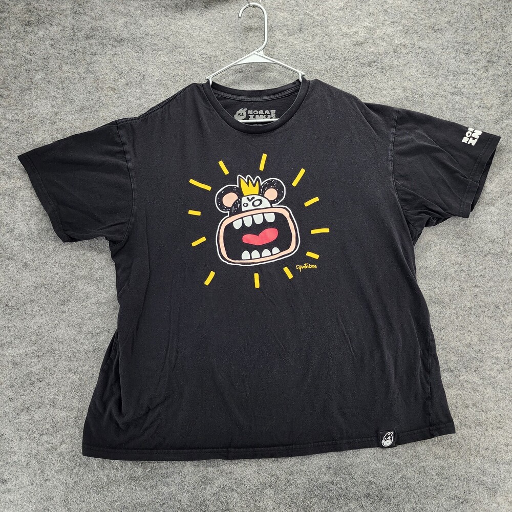 Nora Inu Shirt Mens XL Short Sleeve Black